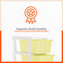 Stomo 6 Multi-Purpose Storage Organizer for Home and Office (Lemon)